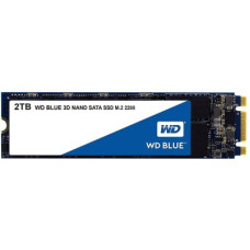 Deals, Discounts & Offers on Storage - WD Blue 3D 2 TB Laptop Internal Solid State Drive (SSD) (WDS200T2B0B)(Interface: SATA III, Form Factor: M.2)