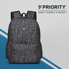 Deals, Discounts & Offers on Backpacks - Priority Striker 006 32 Litres Marvel Black Polyester Stylish College Bag | Printed Backpack Unisex Bag for College Office Suitable