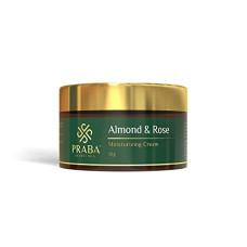 Deals, Discounts & Offers on Beauty Care - PRABA AYURVEDHA Almond and Rose Moisturizing Cream | Skin Softening & Brightening Cream, Moisturizer
