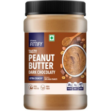 Deals, Discounts & Offers on Food and Health - Saffola Fittify Tasty Peanut Butter Dark Chocolaty Extra Crunchy 1250 g