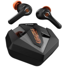 Deals, Discounts & Offers on  - Wings Phantom Pro Orangutan Bluetooth Headset(Black Orange, True Wireless)