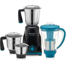 Deals, Discounts & Offers on Personal Care Appliances - Sansui Ultima Pro Home 750 W Juicer Mixer Grinder with 1 year extended warranty (4 Jars, Black, Blue)