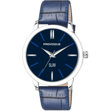 Deals and Offers on Watches & Wallets - PROVOGUEUltra Slim Series Blue Dial & Blue Leather Strap Deals, Discounts & Offers on Watches & Wallets - PROVOGUEUltra Slim Series Blue Dial & Blue Leather Strap