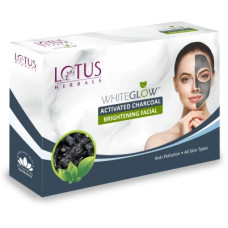 Deals, Discounts & Offers on  - LOTUS HERBALS WhiteGlow Activated Charcoal Brightening Facial 4 in 1(0.5 g)