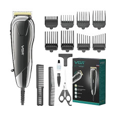 Deals and Offers on Beauty Care - VGR V-127 Professional Hair Clipper Powerful DC Motor Stainless steel blade 8 Guide Combs 2m Cable Taper Lever Trimming Range: 0.9mm to 20mm Corded complete hair cutting set with 2 Combs & 1 Scissor Deals, Discounts & Offers on Beauty Care - VGR V-127 Professional Hair Clipper Powerful DC Motor Stainless steel blade 8 Guide Combs 2m Cable Taper Lever Trimming Range: 0.9mm to 20mm Corded complete hair cutting set with 2 Combs & 1 Scissor