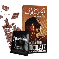 Deals and Offers on Sexual Welness - BOLD CARE 404 Super Ultra Thin Chocolate Flavored Condoms For Men | 60 Microns | 10 Units | Intense Fit with a Barely There Feel | With Disposable Pouches (Pack of 1) Deals, Discounts & Offers on Sexual Welness - BOLD CARE 404 Super Ultra Thin Chocolate Flavored Condoms For Men | 60 Microns | 10 Units | Intense Fit with a Barely There Feel | With Disposable Pouches (Pack of 1)