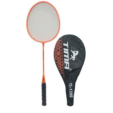 Deals and Offers on - Tima Badminton Racket TI-1300 Aluminium (Orange) Deals, Discounts & Offers on - Tima Badminton Racket TI-1300 Aluminium (Orange)
