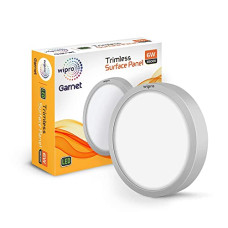 Deals, Discounts & Offers on  - wipro D640665 Garnet 6-Watt Trimless Panel Light (Cool Day Light, White, Round)3-Aluminium,Corded Electric