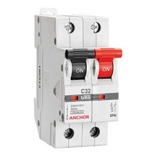Deals, Discounts & Offers on Home Improvement - Anchor by Panasonic 98013 UNO Series 25 Ampere SPN C Curve MCB, White