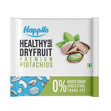 Deals and Offers on - Happilo Premium Pistachios Healthy Mini Dry Fruit Bar 15g, Healthy Snack, High in Protein Nuts, No Added Sugar Deals, Discounts & Offers on - Happilo Premium Pistachios Healthy Mini Dry Fruit Bar 15g, Healthy Snack, High in Protein Nuts, No Added Sugar