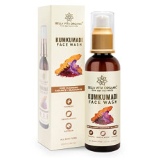 Deals and Offers on Beauty Care - Bella Vita Organic Kumkumadi Face Wash 100ml with Kumkumadi Oil, Turmeric, Sandalwood for Deep Cleansing & Radiant Skin, Reduces Dark Spots, Blemishes, Acne Deals, Discounts & Offers on Beauty Care - Bella Vita Organic Kumkumadi Face Wash 100ml with Kumkumadi Oil, Turmeric, Sandalwood for Deep Cleansing & Radiant Skin, Reduces Dark Spots, Blemishes, Acne
