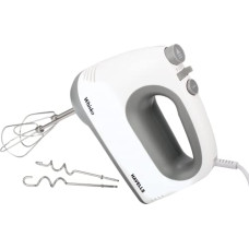 Deals and Offers on - Havells Whisko 300 watt Hand Mixer with Single Eject Button, 5 Speed Turbo Function, Stainless Steel Hooks, 1.5m Long Cord, 1300 RPM & 2 Years Warranty (White Grey) Deals, Discounts & Offers on - Havells Whisko 300 watt Hand Mixer with Single Eject Button, 5 Speed Turbo Function, Stainless Steel Hooks, 1.5m Long Cord, 1300 RPM & 2 Years Warranty (White Grey)