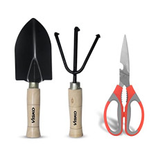 Deals, Discounts & Offers on Gardening Tools - VISKO Garden Tools Set, 645 Gardening Hand Tool Kit 3 Pieces