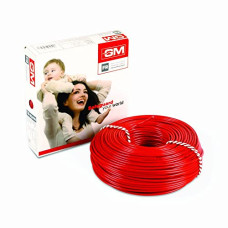 Deals and Offers on Home Improvement - GM Flame Retardant Wire - 1 Sq mm (90m, Red) Deals, Discounts & Offers on Home Improvement - GM Flame Retardant Wire - 1 Sq mm (90m, Red)