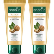 Deals and Offers on - BIOTIQUE Walnut Exfoliating & Polishing Face Scrub tube 100g x 2 Scrub(200 g) Deals, Discounts & Offers on - BIOTIQUE Walnut Exfoliating & Polishing Face Scrub tube 100g x 2 Scrub(200 g)