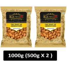 Deals and Offers on Food and Health - BLK FOODS Select 1Kg Californian Almond Kernel| Jumbo size Healthy Badam Giri(500g x 2) Almonds(1000 g) Deals, Discounts & Offers on Food and Health - BLK FOODS Select 1Kg Californian Almond Kernel| Jumbo size Healthy Badam Giri(500g x 2) Almonds(1000 g)