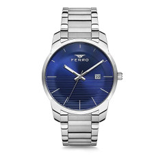 Deals and Offers on Men - Ferro Lucca Analog Black Round Dial Men's Watch with Date Function & Bracelet Strap Deals, Discounts & Offers on Men - Ferro Lucca Analog Black Round Dial Men's Watch with Date Function & Bracelet Strap