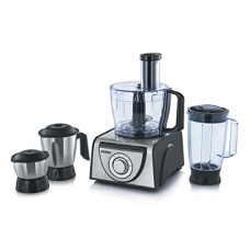 Deals and Offers on Electronics - Usha FP 3810 Food Processor 1000 Watts Copper Motor with 13 Accessories(Premium SS Finish), Black and Steel Deals, Discounts & Offers on Electronics - Usha FP 3810 Food Processor 1000 Watts Copper Motor with 13 Accessories(Premium SS Finish), Black and Steel