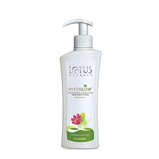 Deals and Offers on - Lotus Herbals White Glow Skin Whitening and Brightening Hand and Body Lotion SPF-25, 300ml Deals, Discounts & Offers on - Lotus Herbals White Glow Skin Whitening and Brightening Hand and Body Lotion SPF-25, 300ml