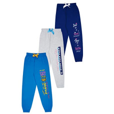 Deals, Discounts & Offers on  - KYDA KIDS 100% Girls Cotton Printed Track Pants (Pack o 3)