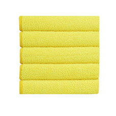 Deals, Discounts & Offers on Home Improvement - Bathla Spic & Span Multi Purpose Micro Fiber Cleaning Cloth - 340 GSM: 30cmx30cm (Pack of 5 - Fluorescent Yellow)