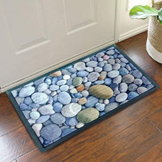 Deals, Discounts & Offers on  - STATUS Rubber 3D Printed Digital Doormat with Anti Skid Backing - 57