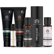 Deals, Discounts & Offers on  - THE MAN COMPANY Mini Travel Men's Grooming Kit 168 ml(6 Items in the set)