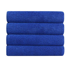 Deals, Discounts & Offers on Home Improvement - Bathla Spic & Span Multi Purpose Micro Fiber Cleaning Cloth - 340 GSM: 40cmx40cm (Pack of 4 - Dark Blue)