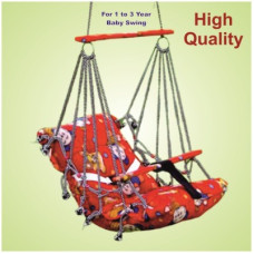 Deals, Discounts & Offers on Baby Care - JALZONES Baby Swing Folding & Washable 1- 3 Years With Safety Belt indoor-Outdor Bouncer(Red)