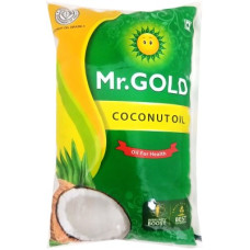 Deals, Discounts & Offers on Food and Health - Mr.Gold Coconut Oil Pouch(1 L)