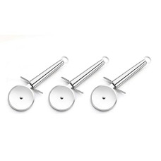 Deals and Offers on - Signoraware 100% Stainless Steel Pizza Cutter, Sandwich & Pastry Cake Cycle Cutter, Sharp, Wheel Type Cutter, Pack of 3, Multicolour Deals, Discounts & Offers on - Signoraware 100% Stainless Steel Pizza Cutter, Sandwich & Pastry Cake Cycle Cutter, Sharp, Wheel Type Cutter, Pack of 3, Multicolour