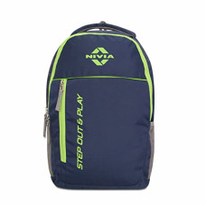 Deals, Discounts & Offers on  - Nivia Polyester Daypack 2 School Bag/Adjustable Shoulder Strap/for Kids (Navy-Green)