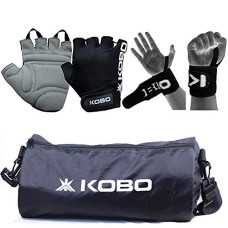 Deals, Discounts & Offers on Accessories - Kobo Gym Kit, Combo of Gloves, Bag & Wrist Support