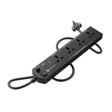 Deals and Offers on Accessories - Portronics Power Plate 10 1500W Power Converter with 4 Power Sockets, 3M Cord Length, Short Circuit Protection, Imported Intelligent Chips (Black) Deals, Discounts & Offers on Accessories - Portronics Power Plate 10 1500W Power Converter with 4 Power Sockets, 3M Cord Length, Short Circuit Protection, Imported Intelligent Chips (Black)