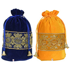 Deals and Offers on - Fun Homes Embroidered Design Potli Bags Handbags for Women Gifting Wristlets Deals, Discounts & Offers on - Fun Homes Embroidered Design Potli Bags Handbags for Women Gifting Wristlets