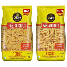 Deals and Offers on - DiSano Pastalicious 100% Durum Wheat Fusilli Pasta, 1kg & DiSano Pastalicious 100% Durum Wheat Penne Pasta, 1kg Deals, Discounts & Offers on - DiSano Pastalicious 100% Durum Wheat Fusilli Pasta, 1kg & DiSano Pastalicious 100% Durum Wheat Penne Pasta, 1kg