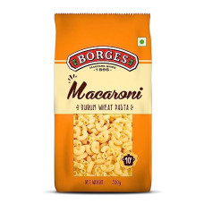 Deals, Discounts & Offers on  - Borges Macaroni Pasta - 350 g | 100% Durum Wheat | High in Protein | Natural Ingredients | Maida Free