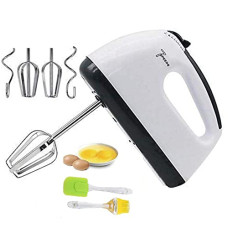 Deals and Offers on - Easymart 180 Watt Hand Blender Mixer Electric Egg Beater For Cake Making and Beater For Whipping Cream Beater For Mix Cream Beater For Kitchen With 7 Speed with spatula and oil brush Deals, Discounts & Offers on - Easymart 180 Watt Hand Blender Mixer Electric Egg Beater For Cake Making and Beater For Whipping Cream Beater For Mix Cream Beater For Kitchen With 7 Speed with spatula and oil brush