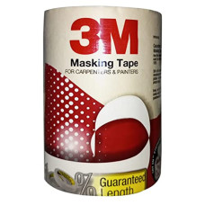 Deals and Offers on Home Improvement - 3M General Purpose Masking Tape, 24mm X 20m, 6 rolls/pack, For Carpenters & Painters Deals, Discounts & Offers on Home Improvement - 3M General Purpose Masking Tape, 24mm X 20m, 6 rolls/pack, For Carpenters & Painters