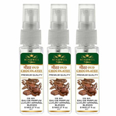 Deals, Discounts & Offers on Beauty Care - Menjewell Mitha Oud Chocolaty Eau De Parfum For Men| Luxury Apparel Parfum| EDP For Men (Pack Of 3) 8ml