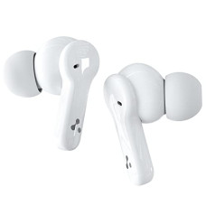 Deals, Discounts & Offers on Headphones - Ambrane Dots Rock True Wireless in Ear Earbuds with Environmental Noise Cancellation (ENC), 34 Hours Playtime, Dual Mic
