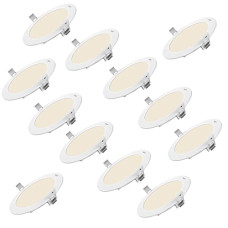 Deals, Discounts & Offers on  - Polycab 12W LED Panel Light Scintillate Edge Slim Round Smart Offers Bright Lumination Long Lifespan No Harmful Radiation (Neutral White, 4000K, 12 PCS, Cut Out: 5.9 inches)