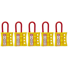 Deals and Offers on - Aktion Safety Lockout Device AK-SLDH-75 De-Electric HASP Number of Holes: 4 - Yellow (Pack of 5) Deals, Discounts & Offers on - Aktion Safety Lockout Device AK-SLDH-75 De-Electric HASP Number of Holes: 4 - Yellow (Pack of 5)
