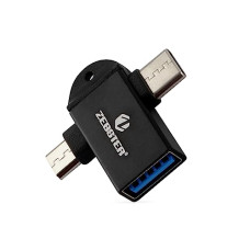 Deals and Offers on Mobile Accessories - ZEBSTER Z-MTU10A 2 in 1 Type C to USB OTG Adapter Deals, Discounts & Offers on Mobile Accessories - ZEBSTER Z-MTU10A 2 in 1 Type C to USB OTG Adapter
