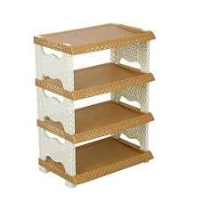 Deals, Discounts & Offers on  - ARISTO VITTORA Shoe Rack 4 Layer Plastic Rack