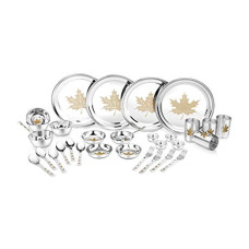 Deals, Discounts & Offers on  - Classic Essentials Stainless Steel Dinner Set | Pack of 32 | Heavy Gauge Stainless Steel Dinner Set | Kitchen Set