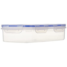 Deals, Discounts & Offers on  - ARISTO Lock & Fresh 220 with Partition Airtight Container -900 ML, Transparent Clear (22.5 x 13.5 x 6.5cm)
