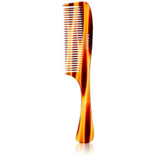 Deals and Offers on - Amazon Brand - Solimo Handmade Turtle Shell Brown Long-Handle Fine-Tooth Comb, 21 cm x 4 cm Deals, Discounts & Offers on - Amazon Brand - Solimo Handmade Turtle Shell Brown Long-Handle Fine-Tooth Comb, 21 cm x 4 cm