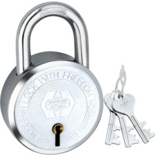 Deals, Discounts & Offers on  - Harrison T-26/BCP-0272_PK 10 Steel 5 Levers Padlock with 3 Keys Each| Silver Finish| Round| Iron Padlock | Used