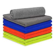 Deals, Discounts & Offers on  - Tukzer Multi-Purpose Microfiber Cloths, Gizga Ultra-Soft Absorbent Lint & Streak-Free Cloth